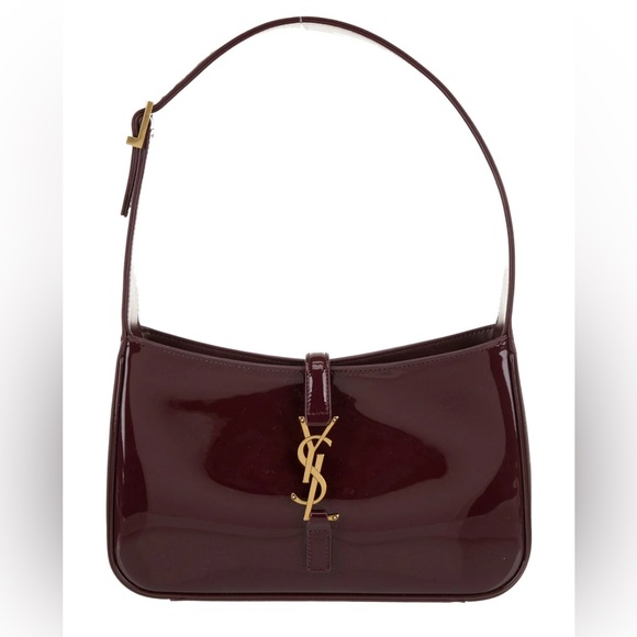 Yves Saint Laurent Handbags - YSL Saint Laurent Cherry Burgundy Shoulder Bag
